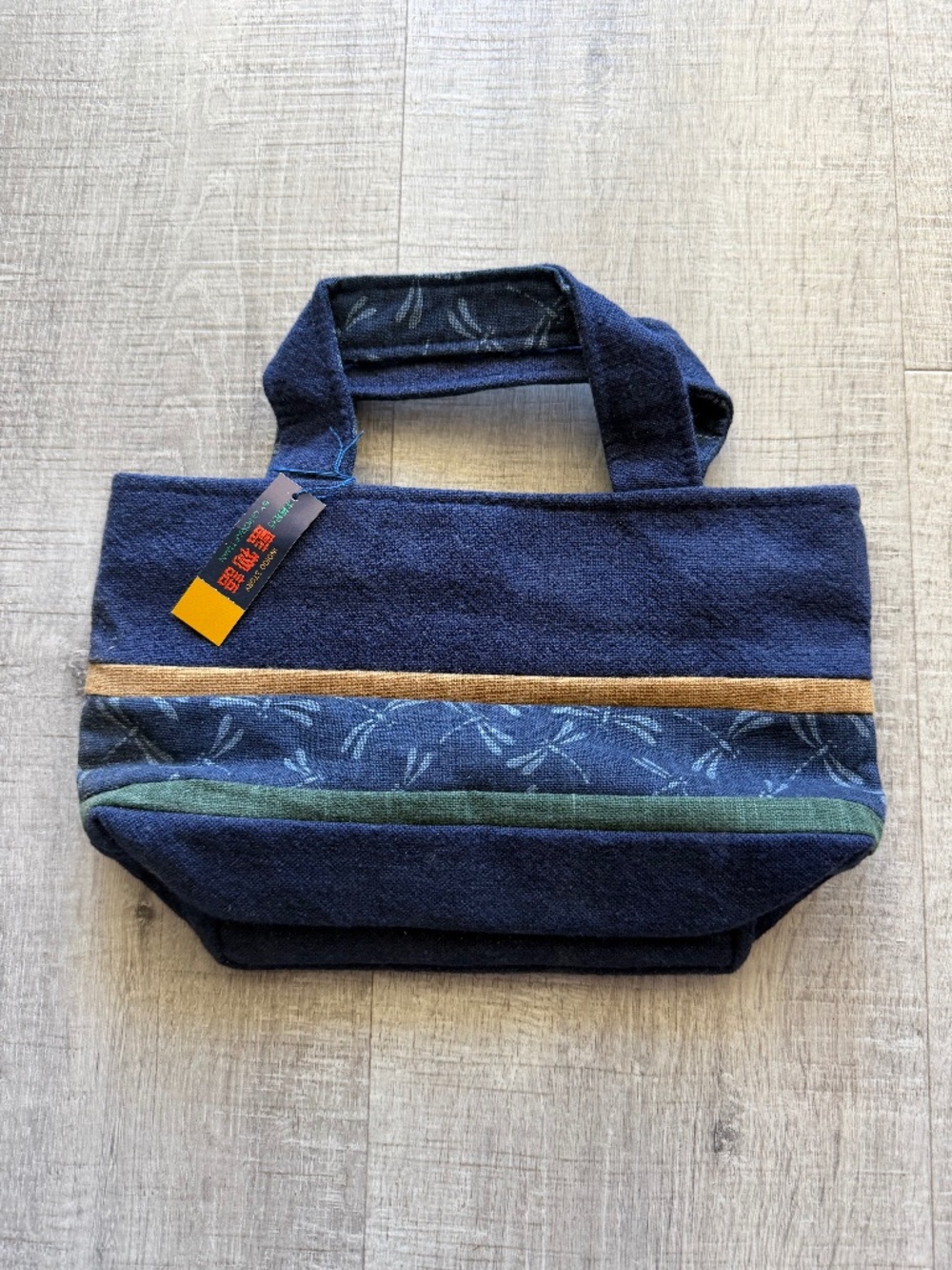 Japanese small denim tote